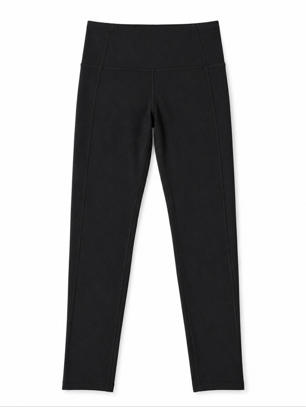 Tuff Athletics Women Black High Rise Leggings Zipper Pocket Size Medium M